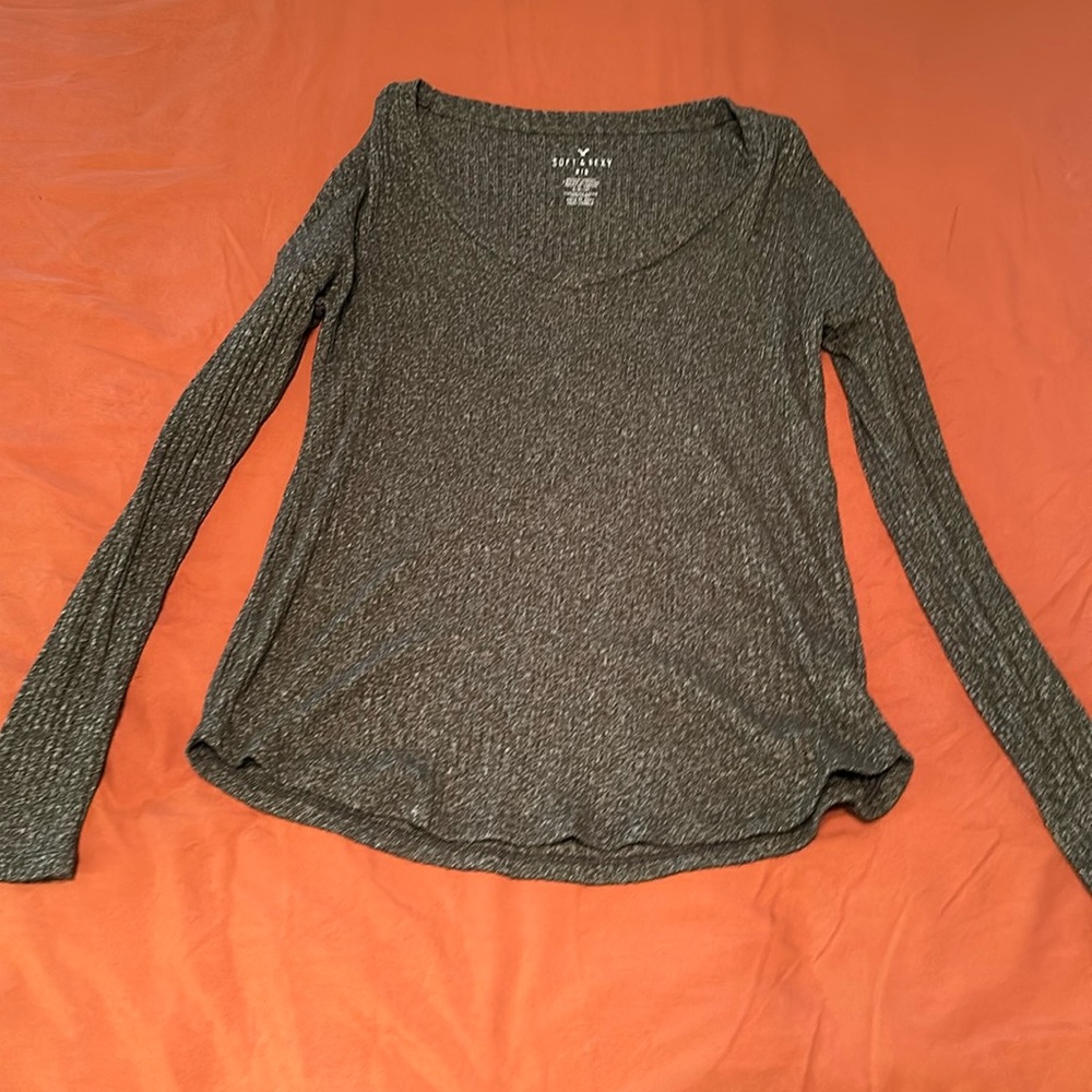 American eagle soft and sexy ribbed v neck sweater. Lightweight.
